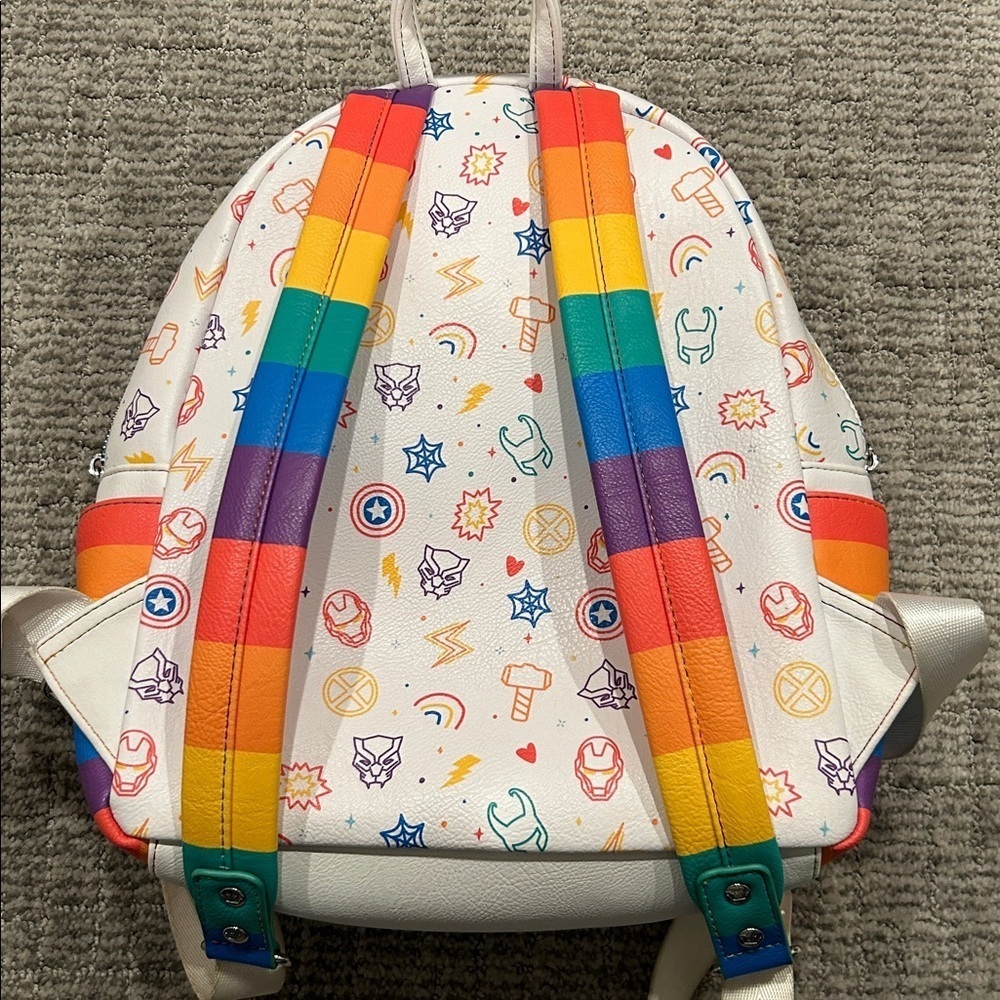 Loungefly Marvel Pride Collection Mini Backpack - Picture 7 of 7